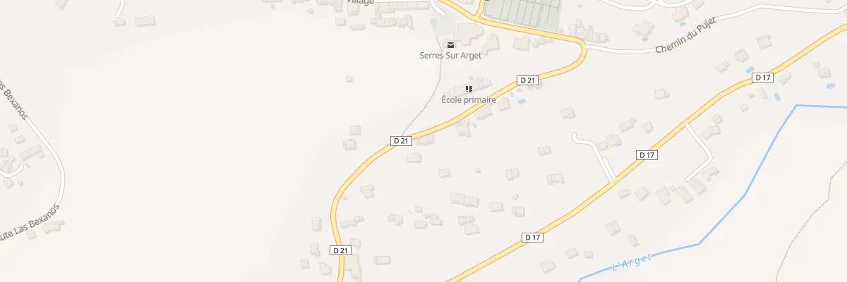Plan du 287 La Selo à Serres-sur-Arget