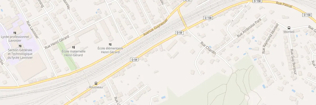 Plan du 9B Av J Jacques Rousseau à Brive-la-Gaillarde
