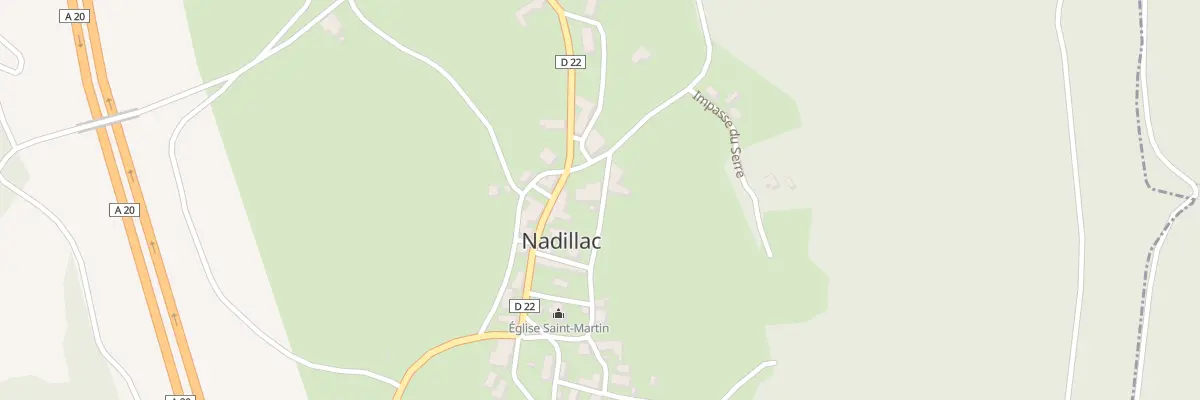 Plan du 62 Pl du Lac à Nadillac
