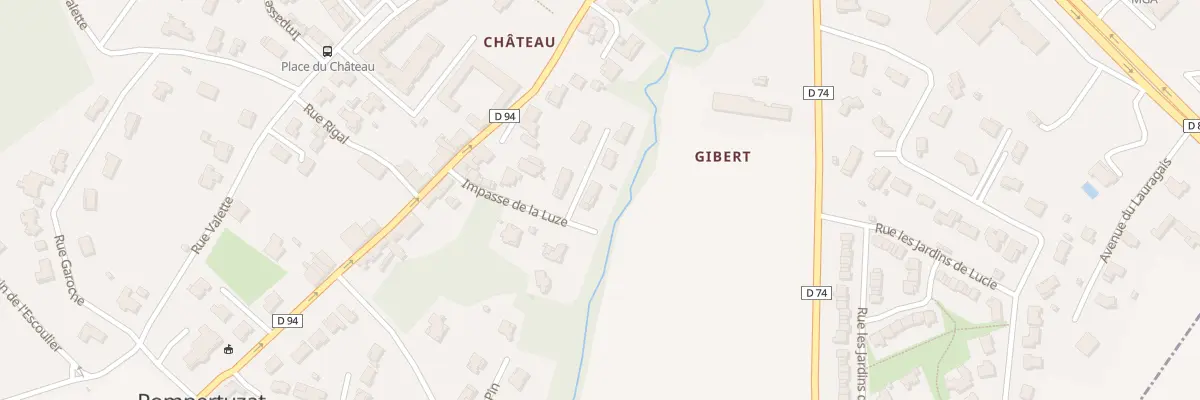 Plan du 13 Imp de la Luze à Pompertuzat