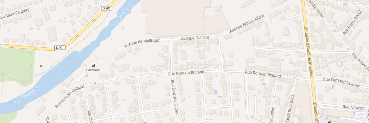 Plan du 58 Rue Romain Rolland à Brive-la-Gaillarde