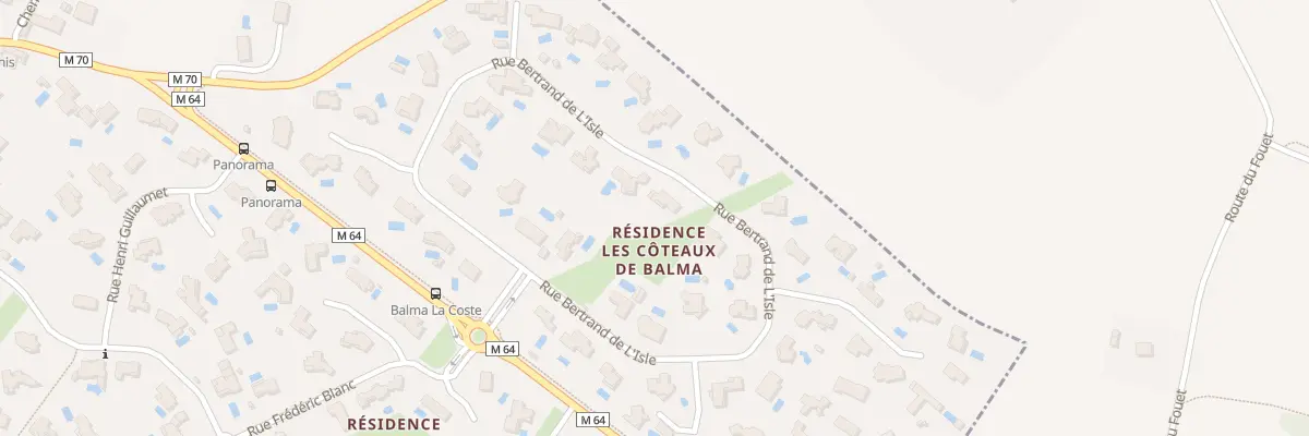 Plan du 15 Rue Bertrand de l’Isle à Balma