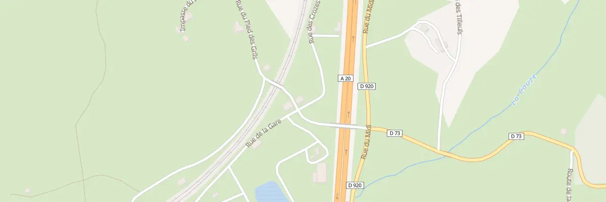 Plan du 21 Rue Des Crozes à Noailles