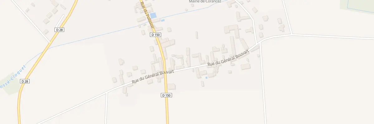 Plan du 12 Rue du Général Bouvart à Corancez