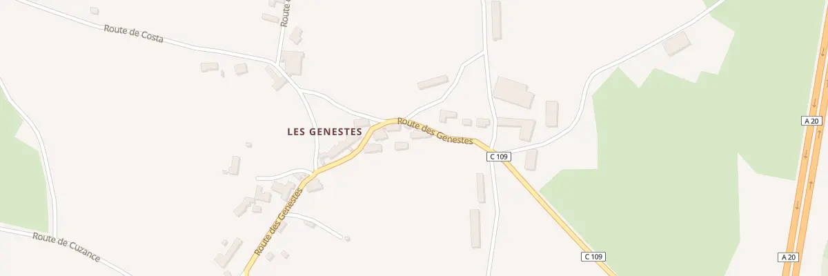 Plan du 5015 Les Genestes à Gignac