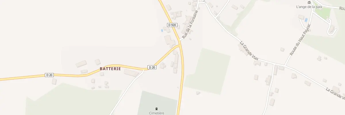 Plan du 2 Rte de Brive à Masseret