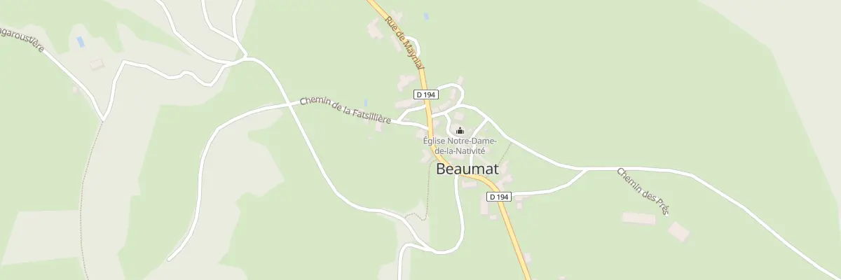 Plan du 5026 Beaumat à Cœur de Causse