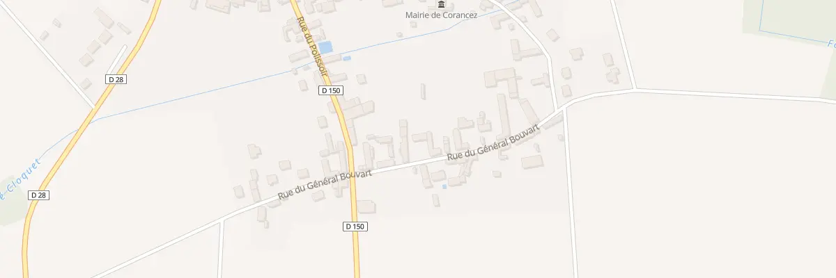 Plan du 10 Rue du Général Bouvart à Corancez