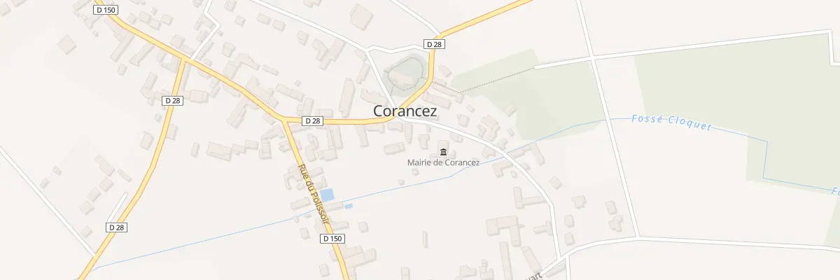 Plan du 2 Rue de la Mairie à Corancez