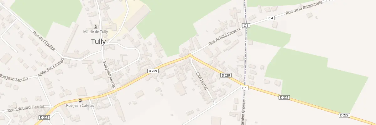 Plan du 24 Rue Maurice Thorez à Tully