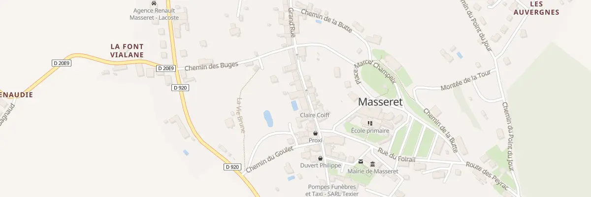 Plan du 3 Rue Grand’Rue à Masseret