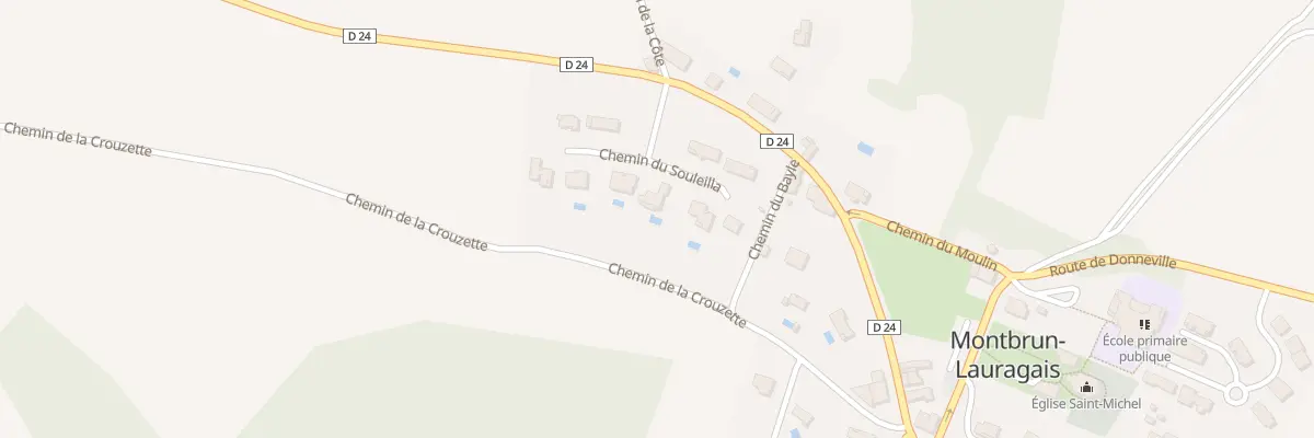 Plan du 5 Che du Souleilla à Montbrun-Lauragais