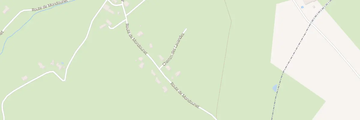 Plan du 1318 Rte de Mondounet à Montdoumerc