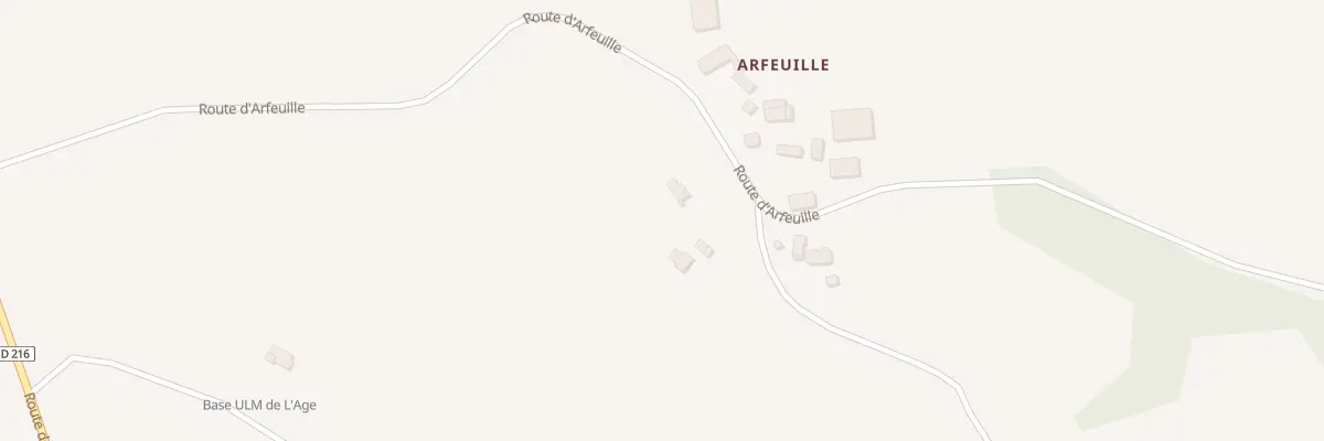 Plan du 650 Rte d’Arfeuille à Saint-Germain-les-Belles