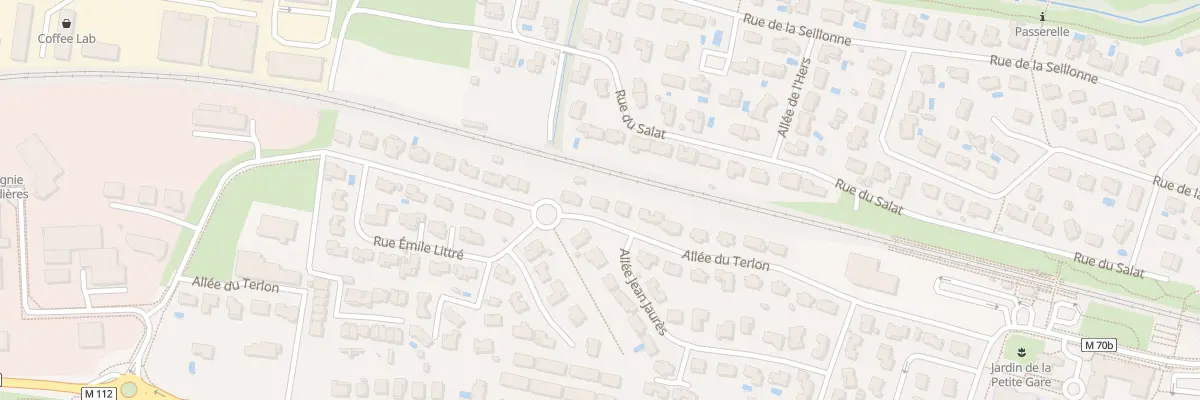 Plan du 16 All du Terlon à Montrabé