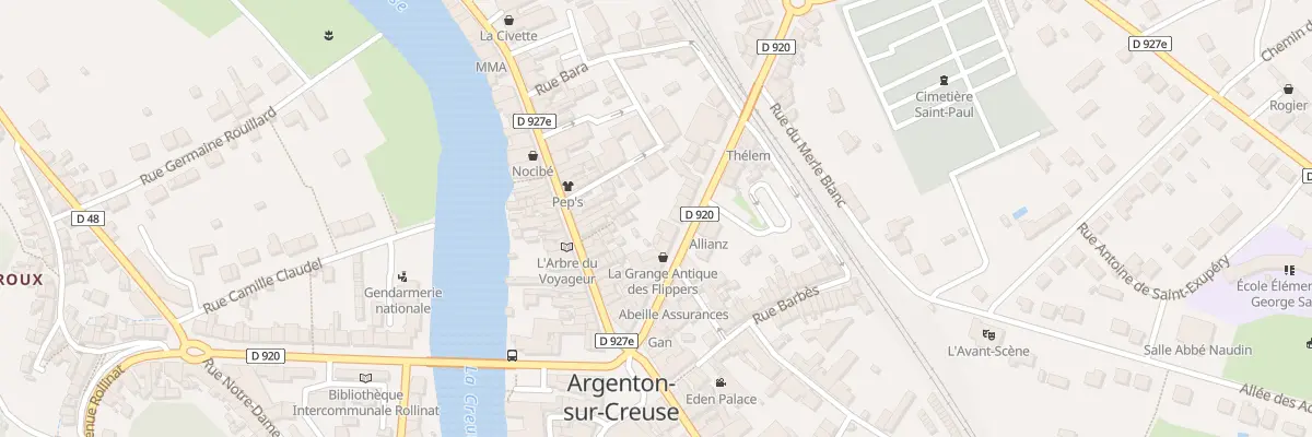 Plan du 17 Rue Ledru Rollin à Argenton-sur-Creuse