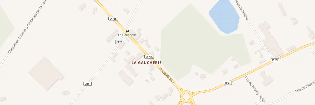Plan du 165 Rte de Blois à Fontaines-en-Sologne