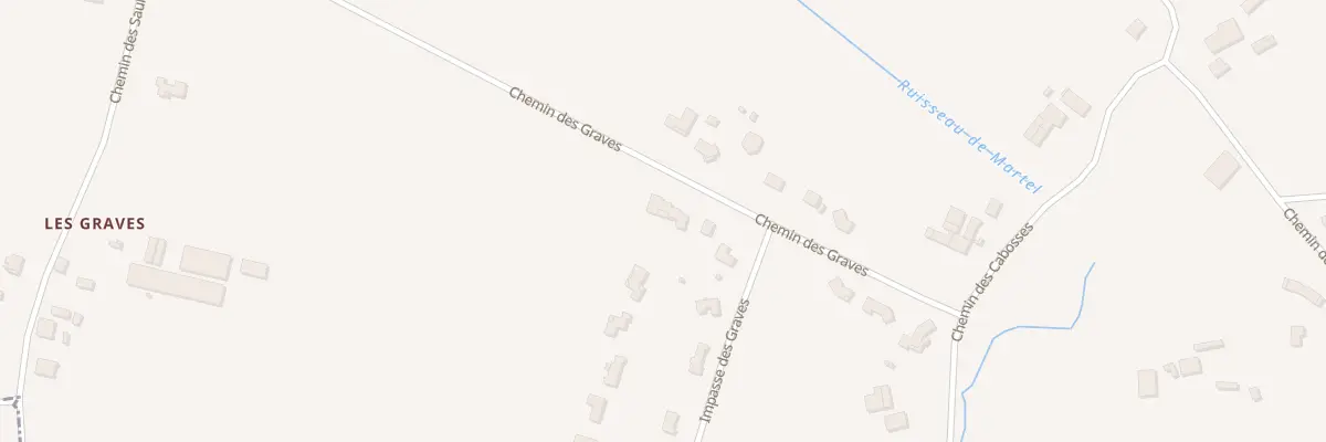 Plan du 237 Che des Graves à Bioule