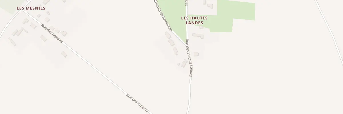 Plan du 3 Rue des Hautes Landes à Puchay