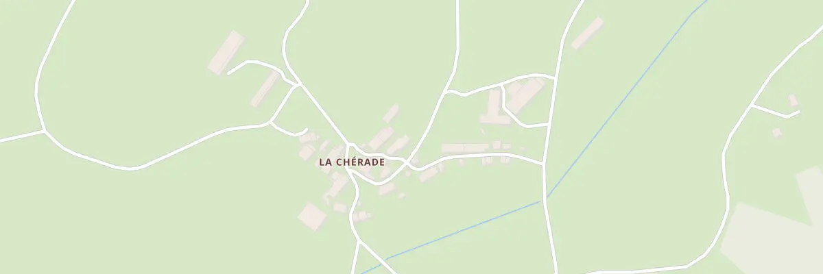 Plan du 4 La Chérade à Fursac