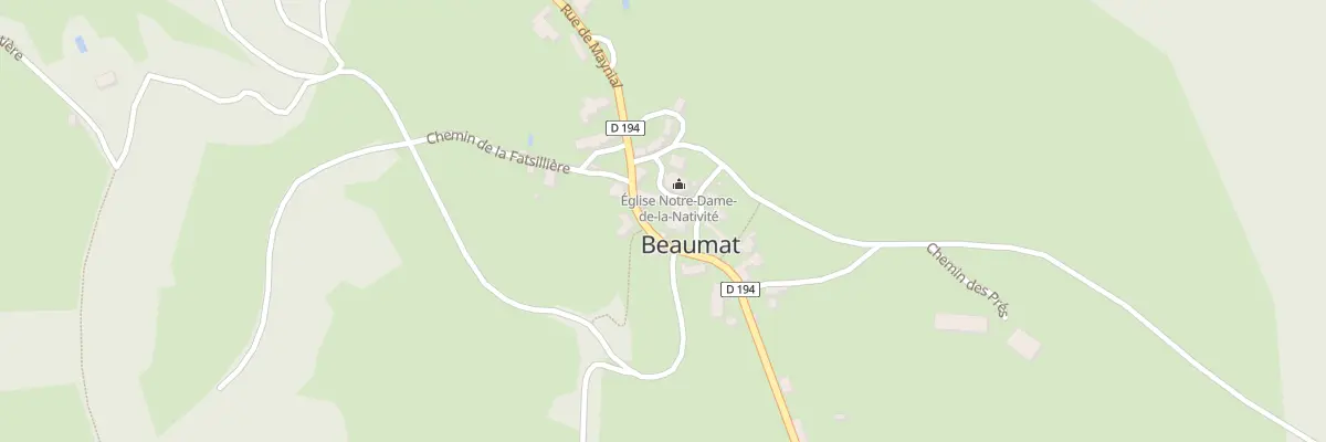 Plan du 5012 Beaumat à Cœur de Causse