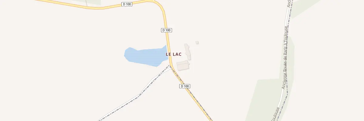 Plan du 5233 Le Lac au Pont-Chrétien-Chabenet