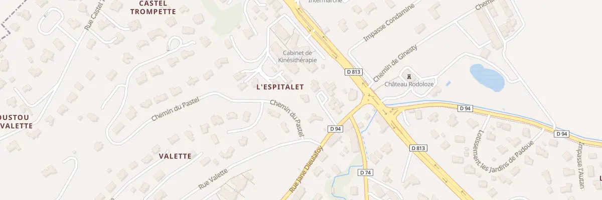 Plan du 12 Imp de l’Espitalet à Pompertuzat
