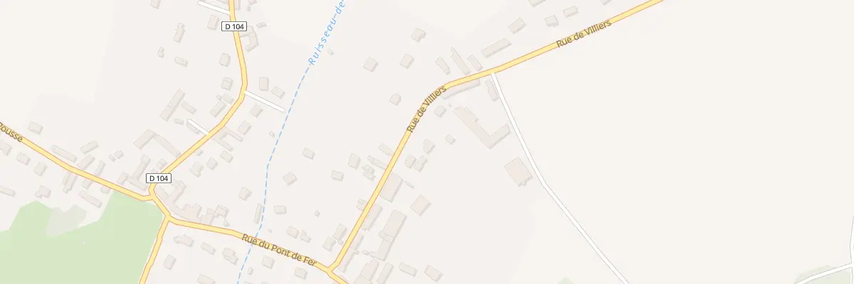 Plan du 12 Rue de Villiers à Néron