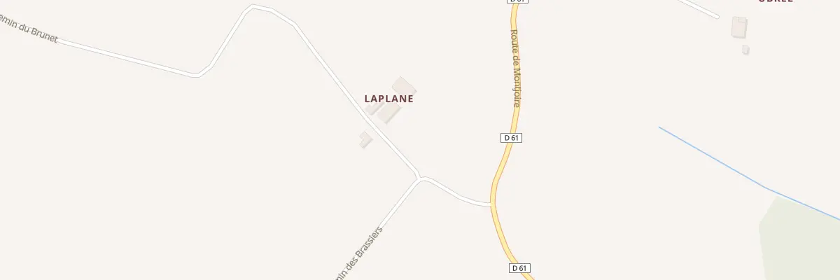 Plan du 160 Che des Brassiers à Bazus