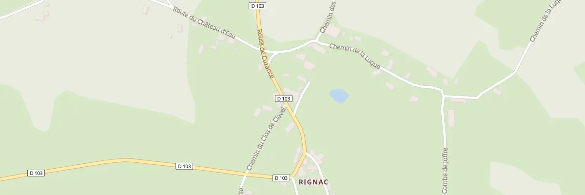 Plan du 140 Rte de Cuzance à Cuzance