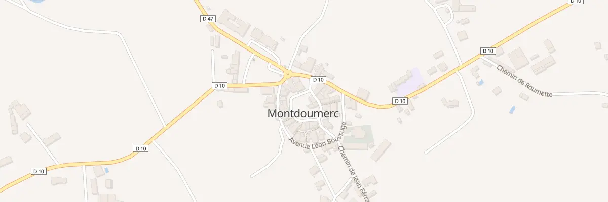 Plan du 5180 Montdoumerc à Montdoumerc