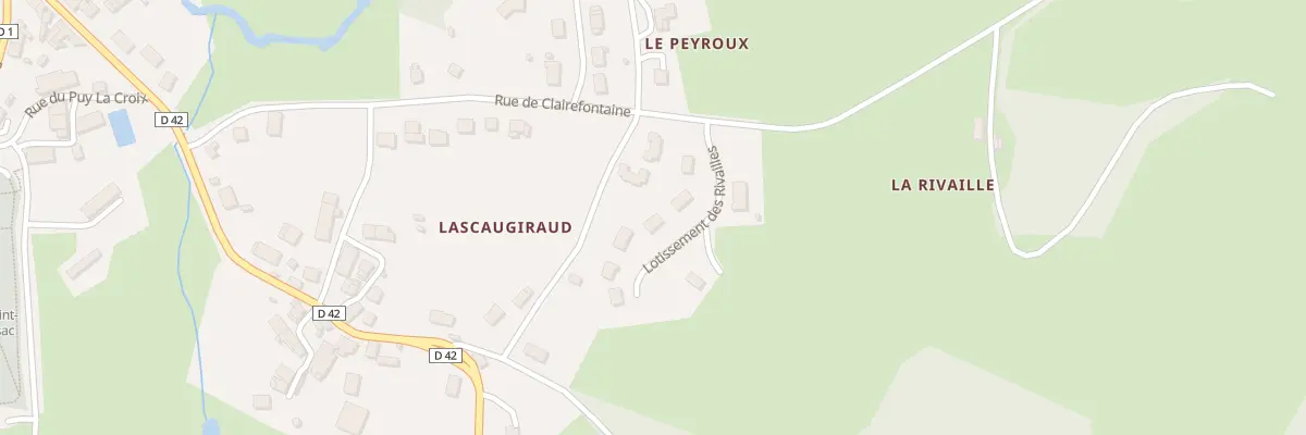 Plan du 8B Lot des Rivailles à Fursac