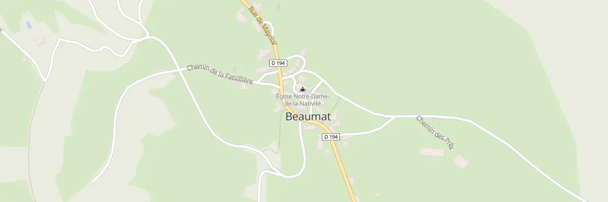 Plan du 5011 Beaumat à Cœur de Causse