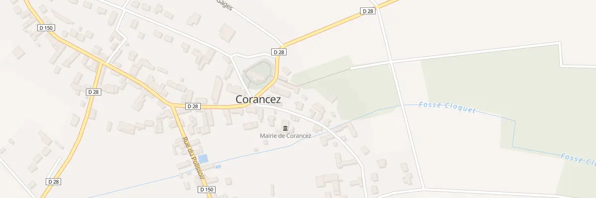Plan du 3 Rue de la Mairie à Corancez