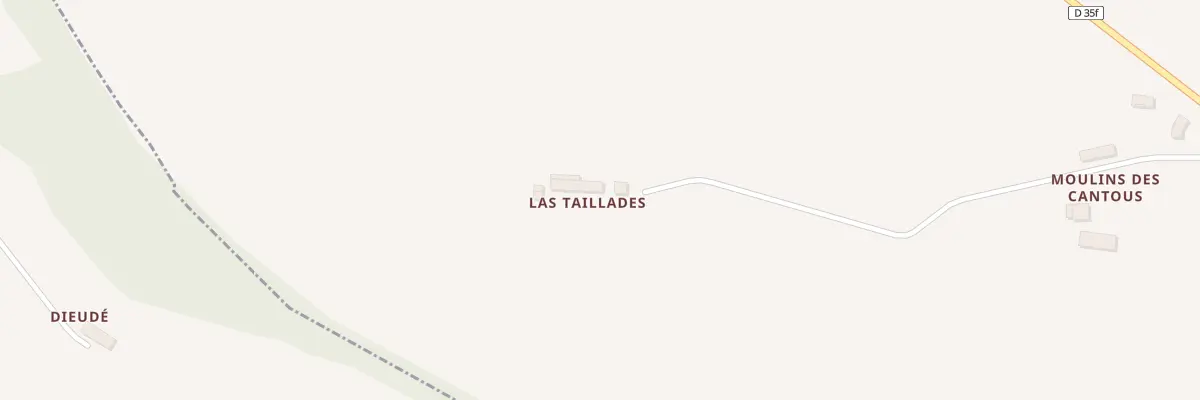 Plan du 1 Las Taillades à Mauvaisin