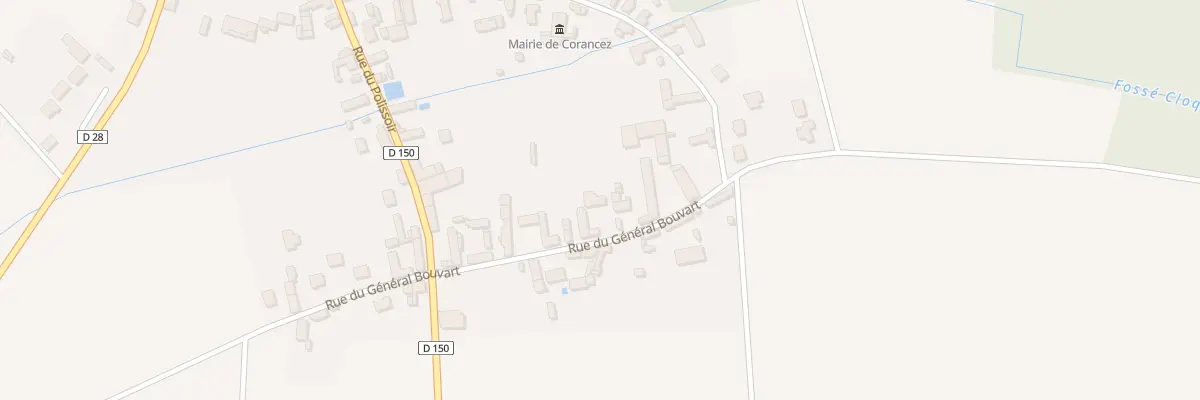 Plan du 6 Rue du Général Bouvart à Corancez