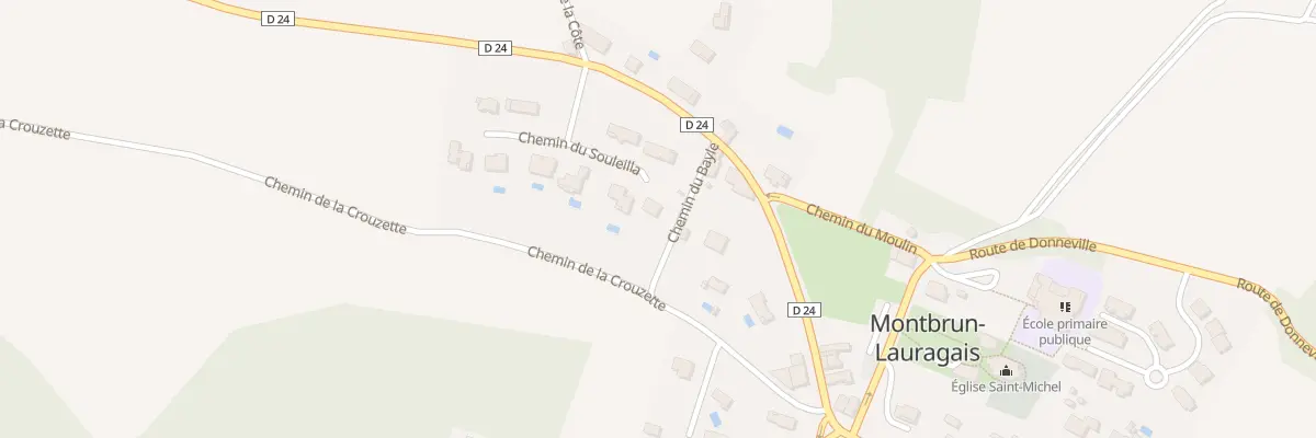 Plan du 3 Che du Souleilla à Montbrun-Lauragais