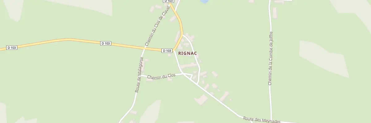 Plan du 5058 Rignac à Cuzance