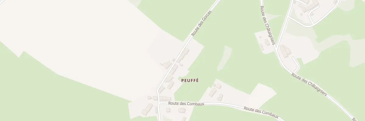 Plan du 12 Rte des Gorces - Peuffe à Saint-Sébastien