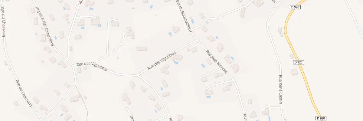 Plan du 300 Rue Des Vignobles à Donzenac