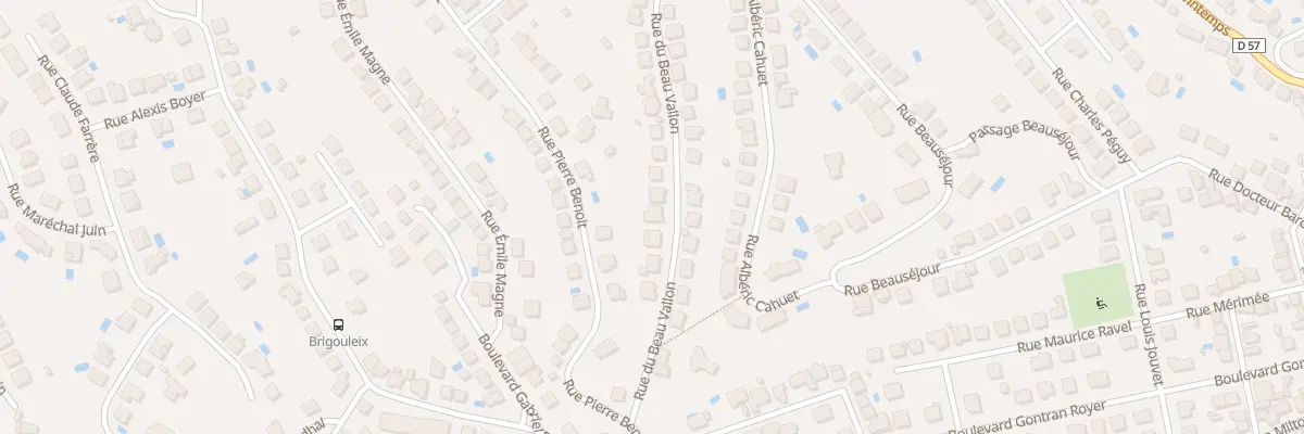 Plan du 19 Rue Du Beau Vallon à Brive-la-Gaillarde