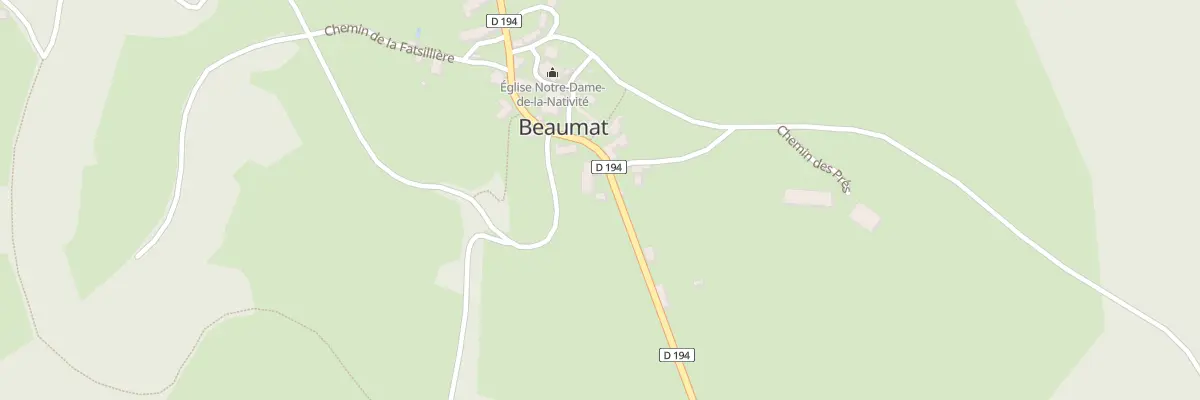 Plan du 5021 Beaumat à Cœur de Causse