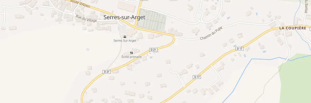 Plan du 370 Rte d’Alzen à Serres-sur-Arget