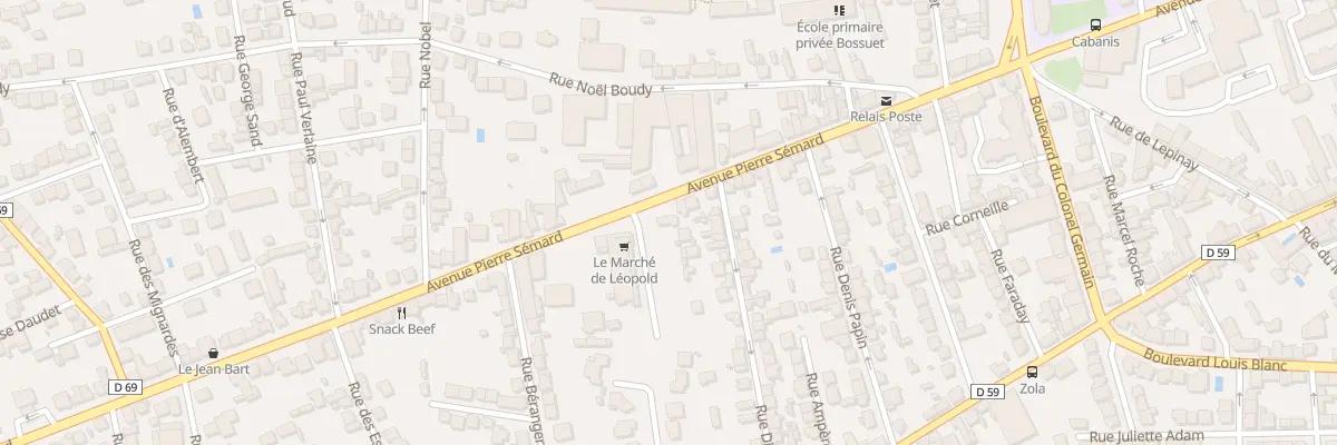 Plan du 39T Av Pierre Semard à Brive-la-Gaillarde