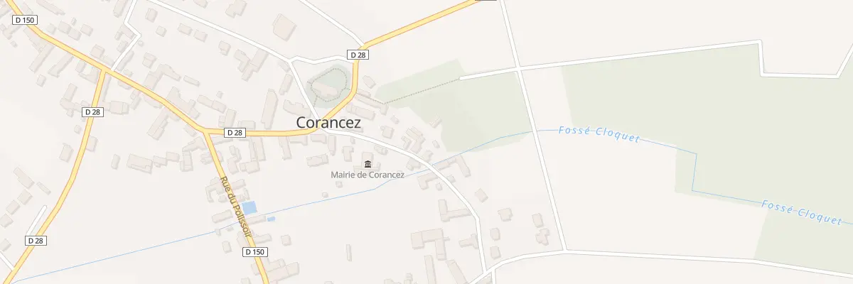 Plan du 7 Rue de la Mairie à Corancez