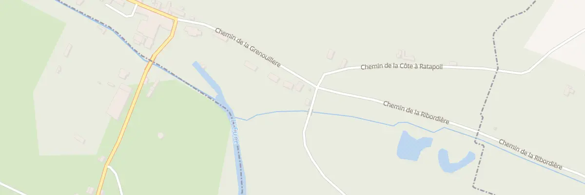 Plan du 8 Che de la Grenouillere à Bréchamps
