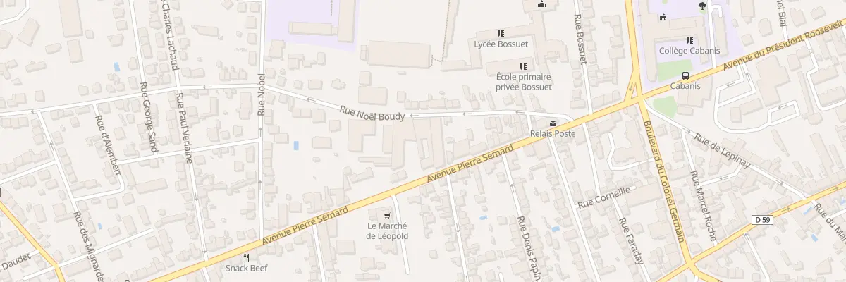 Plan du 35 Rue Noel Boudy à Brive-la-Gaillarde