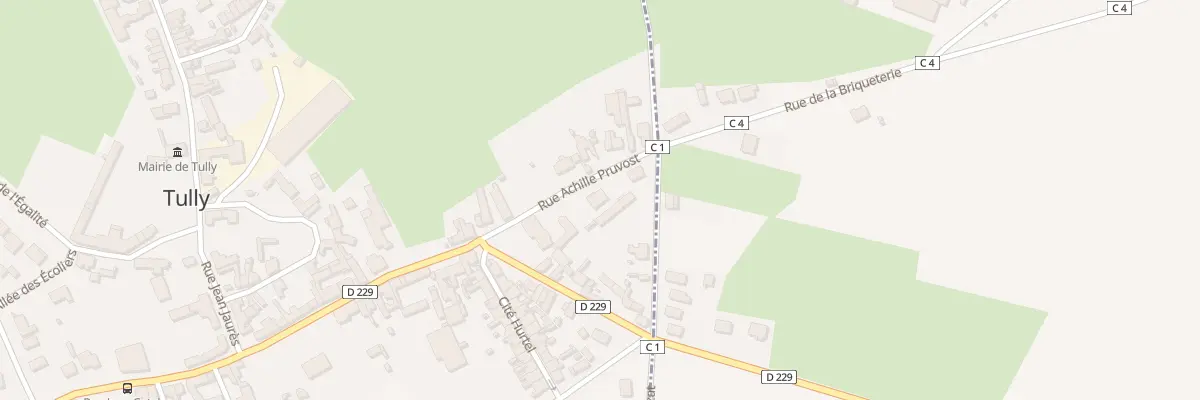 Plan du 4 Rue Achille Pruvost à Tully