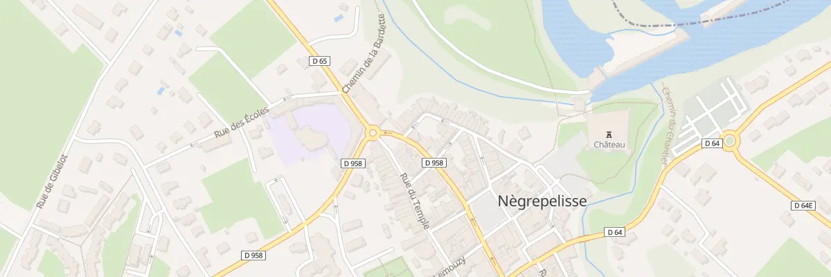 Plan du 18 Rue du 11 Novembre 1918 à Nègrepelisse