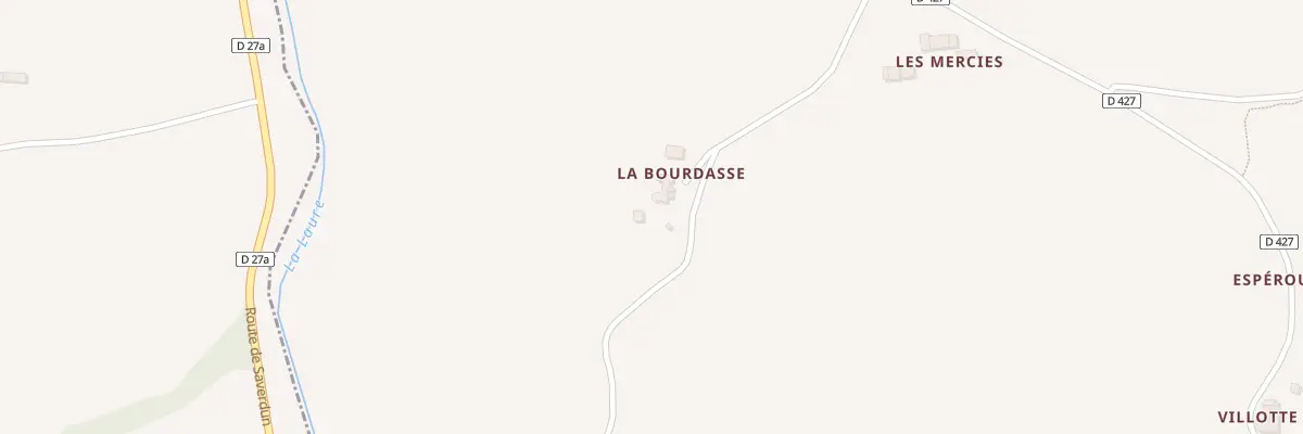 Plan du 46 La Bourdasse à Unzent